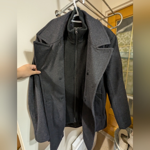 NWT Burnett Wool Blend Peacoat - Picture 8 of 15